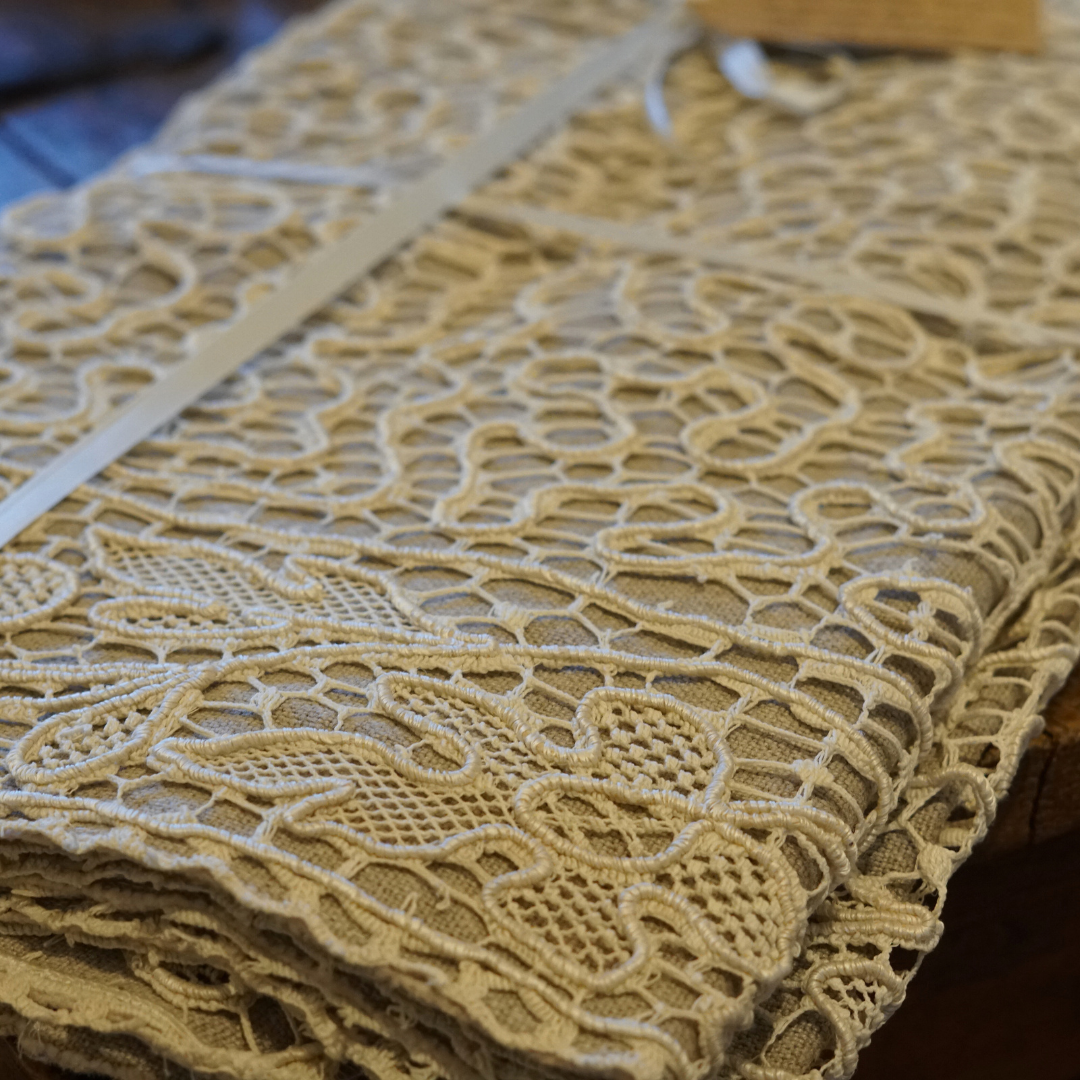 Vintage French Lace Table Runners