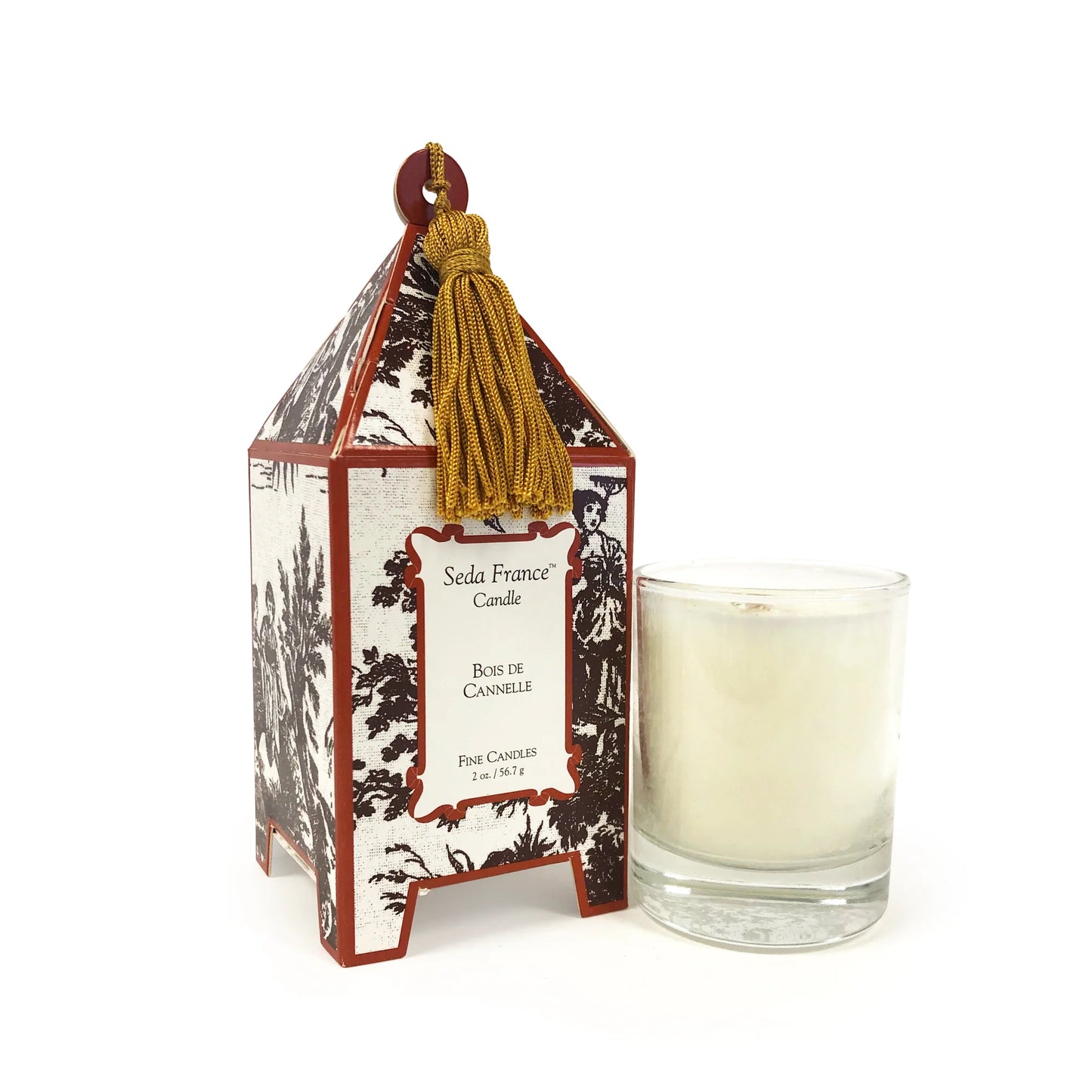 Bois de Cannelle Classic Toile Pagoda Box Candle