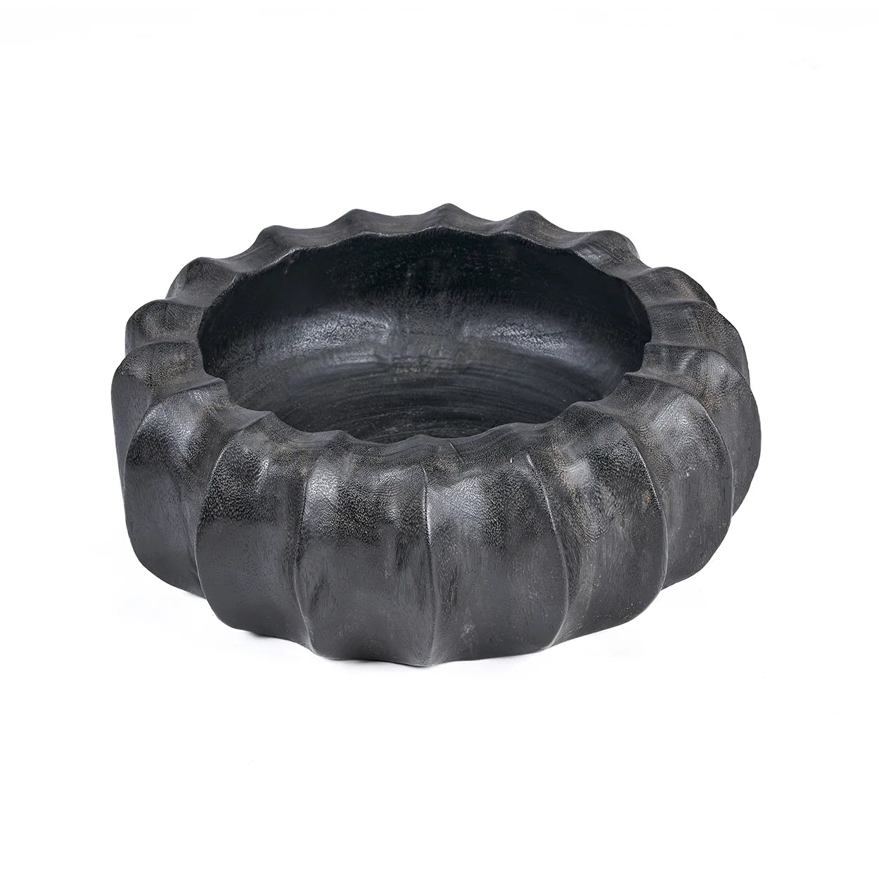 Carved Fire Burnt Bowl