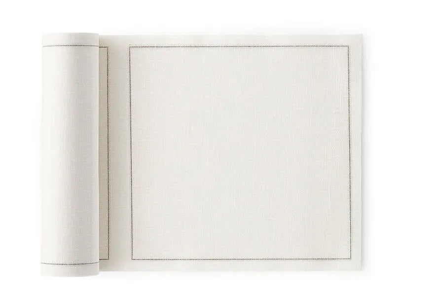Cream Linen Luncheon Napkins