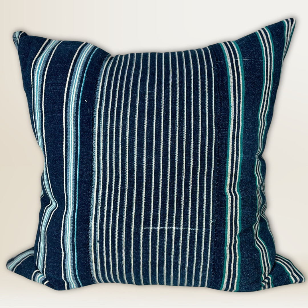 Cobalt Stripe Pillow