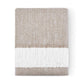 Sunbrella Crosshatch Indoor Outdoor Throw Flax