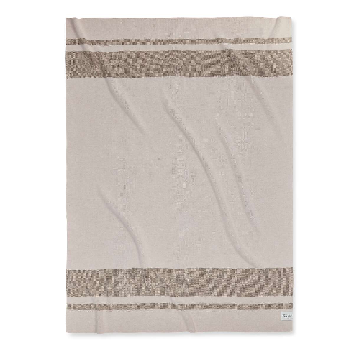 Sunbrella Signature Throw Alabaster Veranda Stripe
