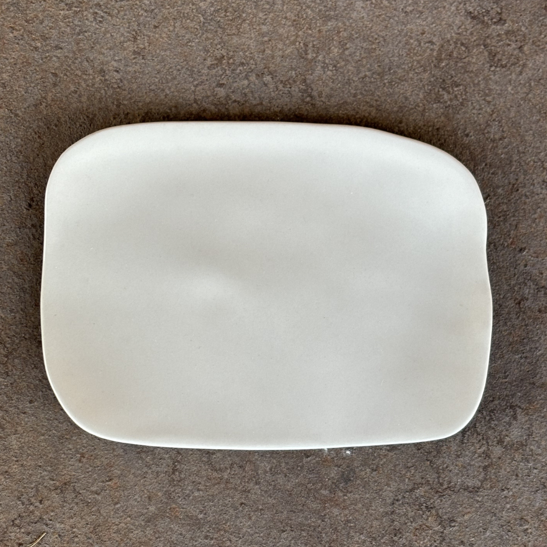 Small Porceline Rectangle Plate