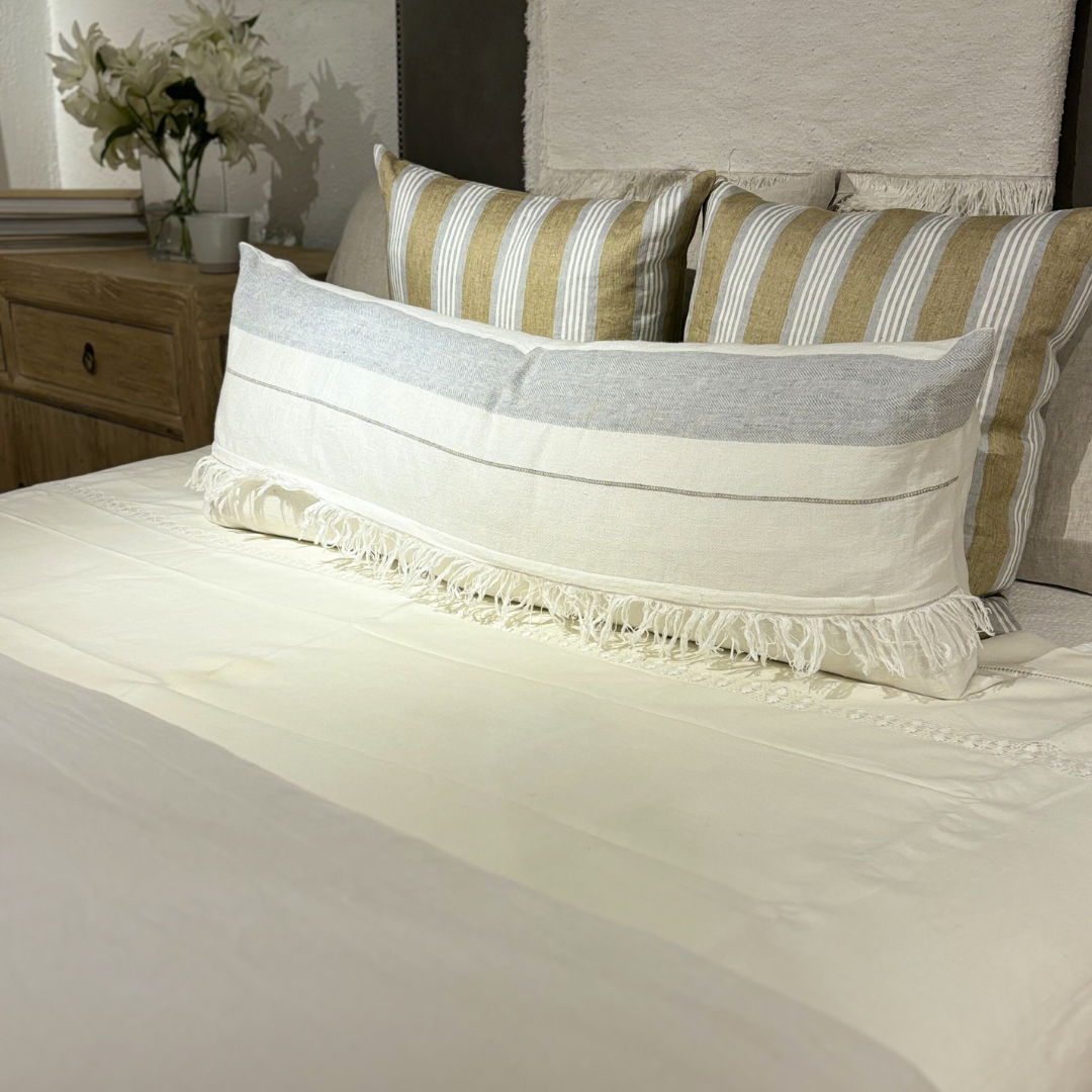 Lace Border Antique Linen Sheet