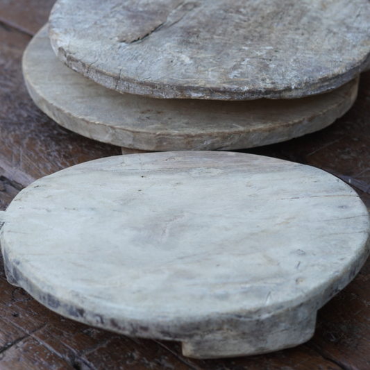 Handled Wood Chapati Round Board