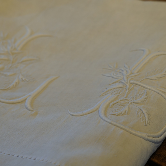 Linen Embroidered Sheet