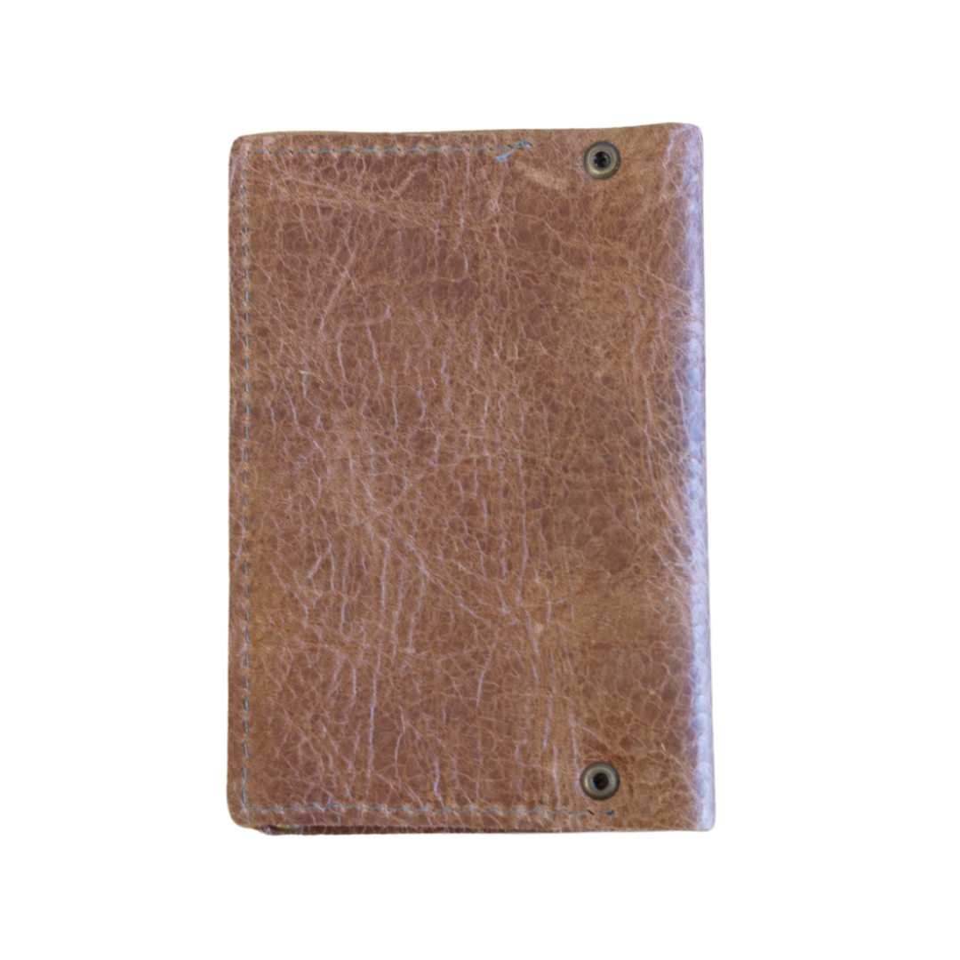 Staple Brown Leather Card Wallet