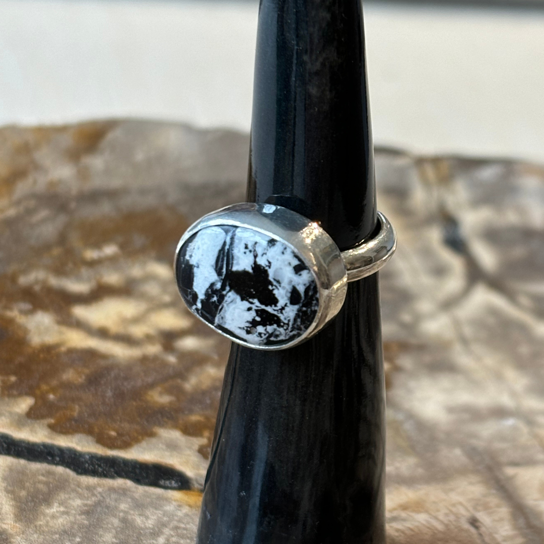 Luna White Buffalo Ring