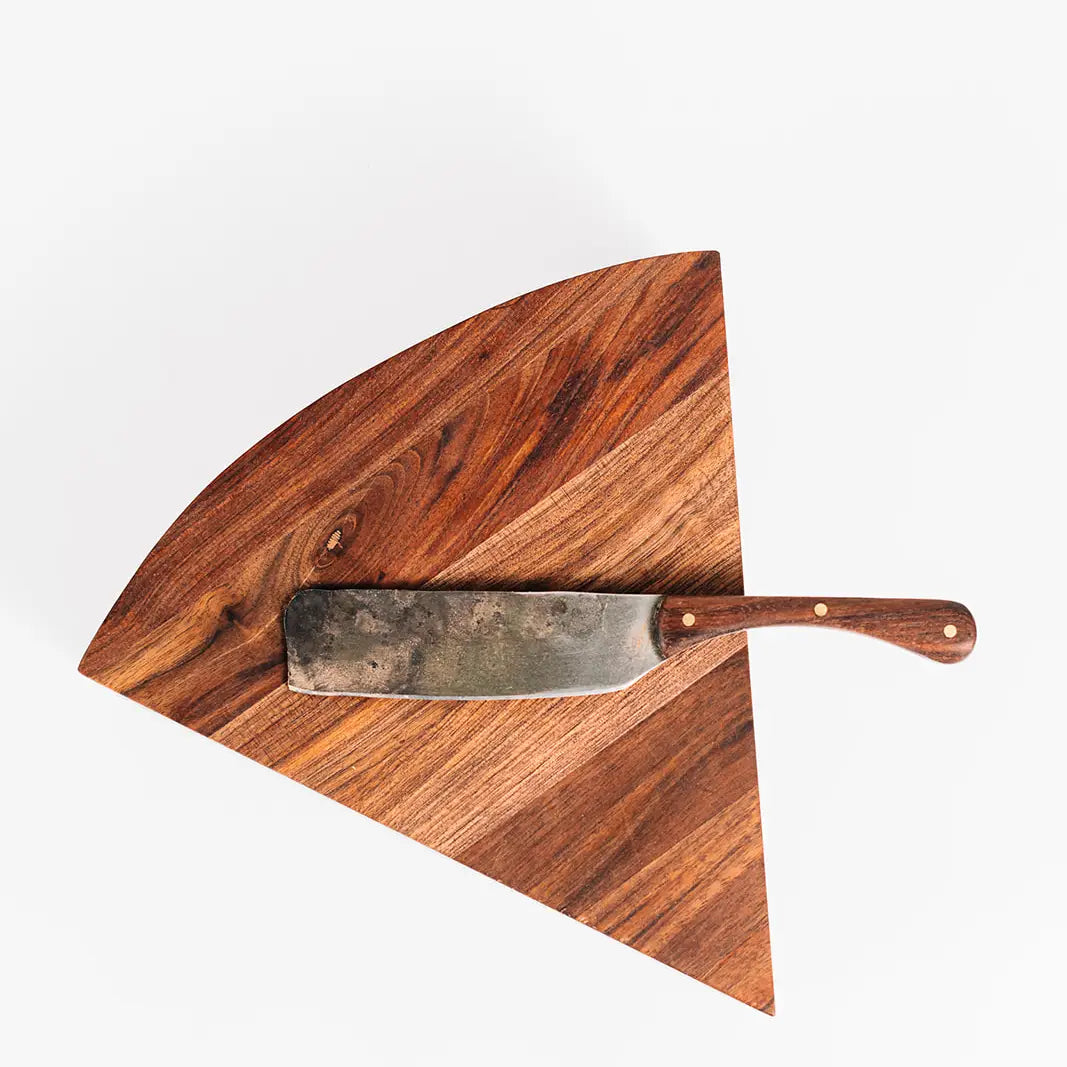 The Cheese Block with Hand Forged Spreader