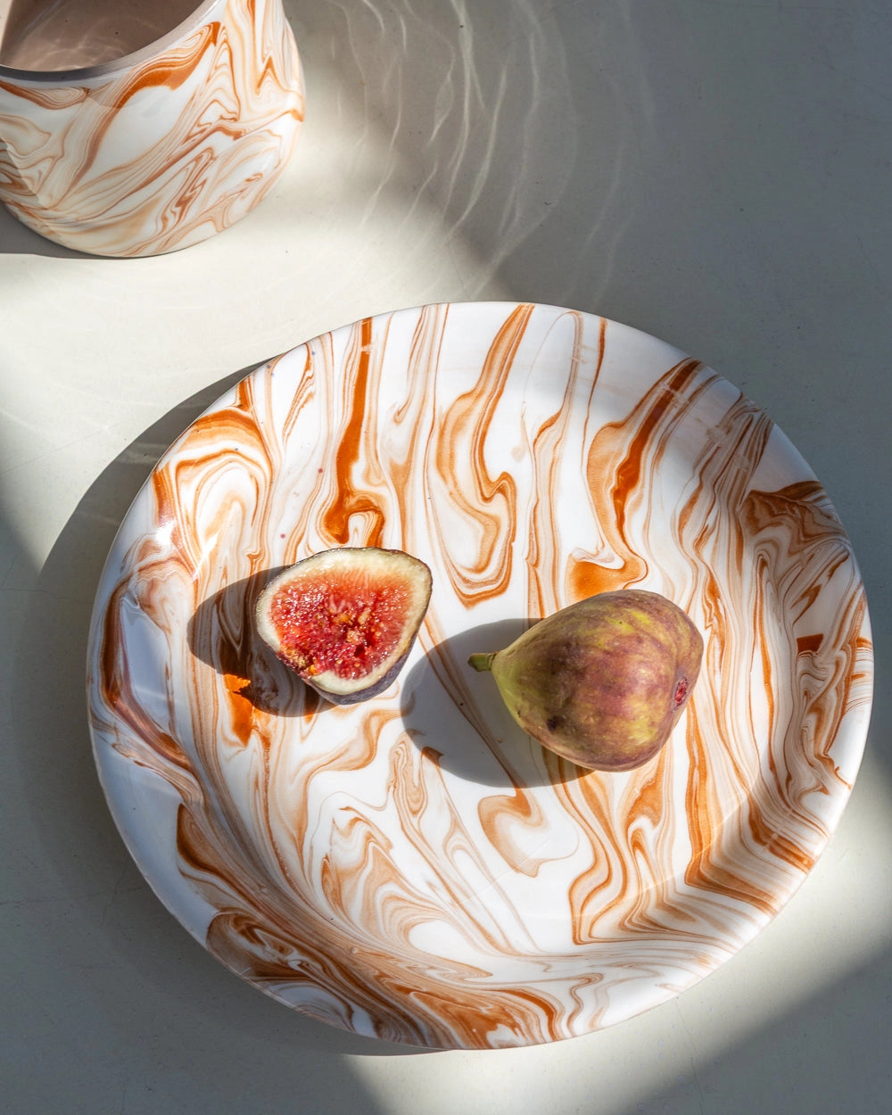 Marbled Terra Salad Plate