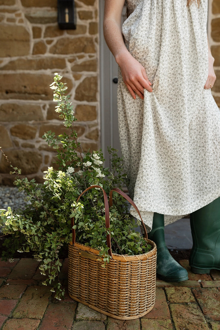 Braided Handwoven Amish Basket
