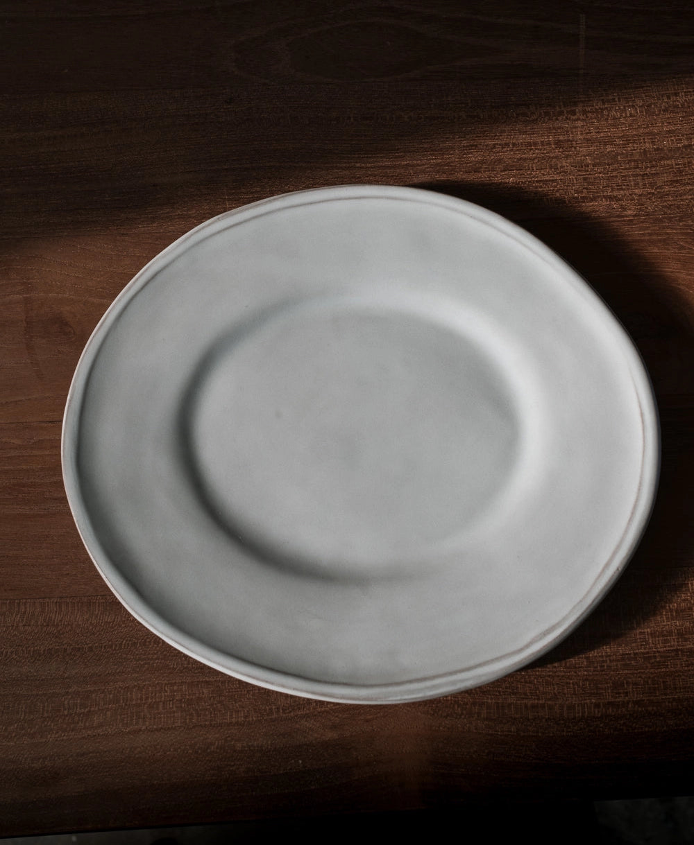Cloud Oval Dessert Plate
