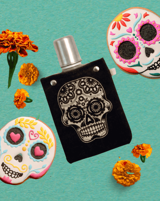 Sugar Skull Flask 120 ML