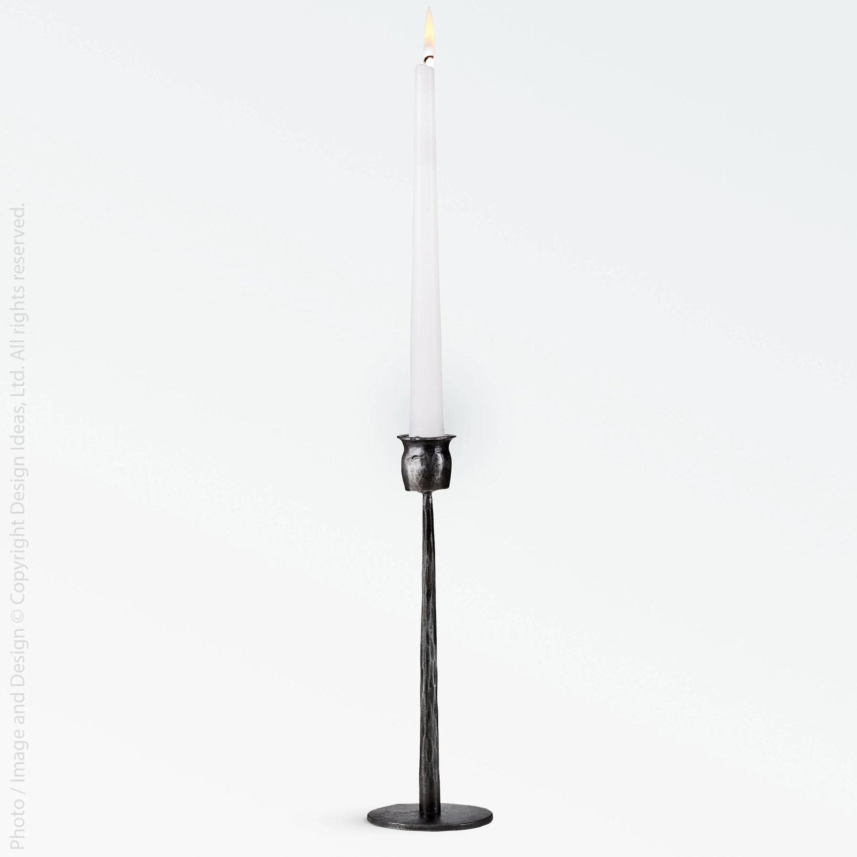 Jasper Iron Taper Candle Holder