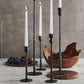 Jasper Iron Taper Candle Holder