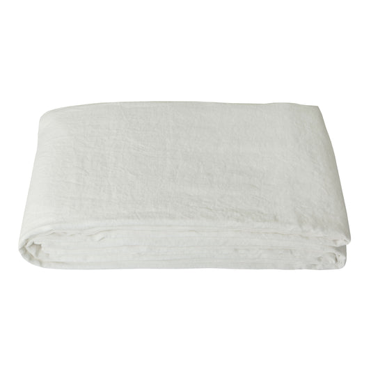 Blanc Washed Linen Duvet Cover