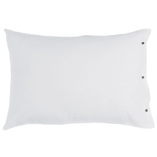 Blanc Washed Linen Pillowcase