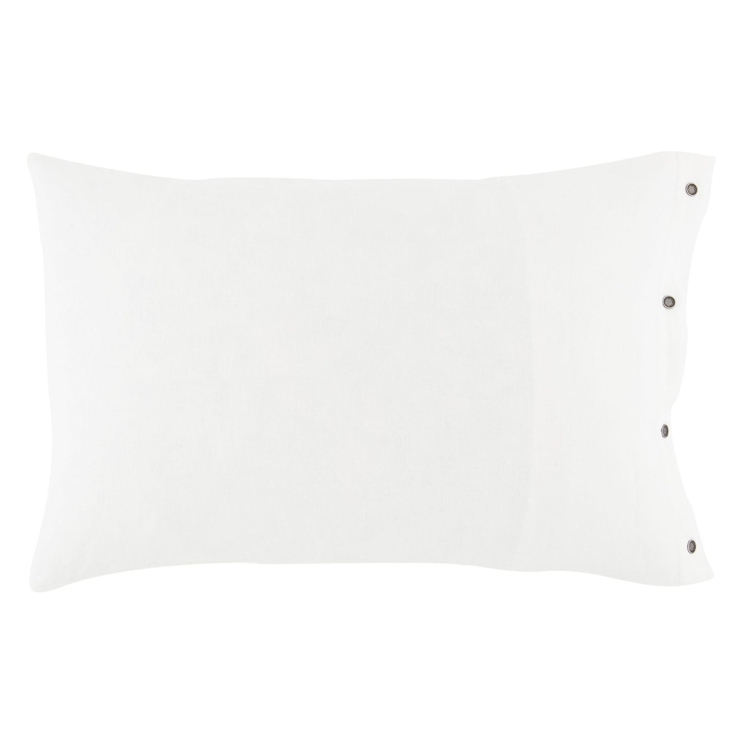 Ecru Washed Linen Pillowcase