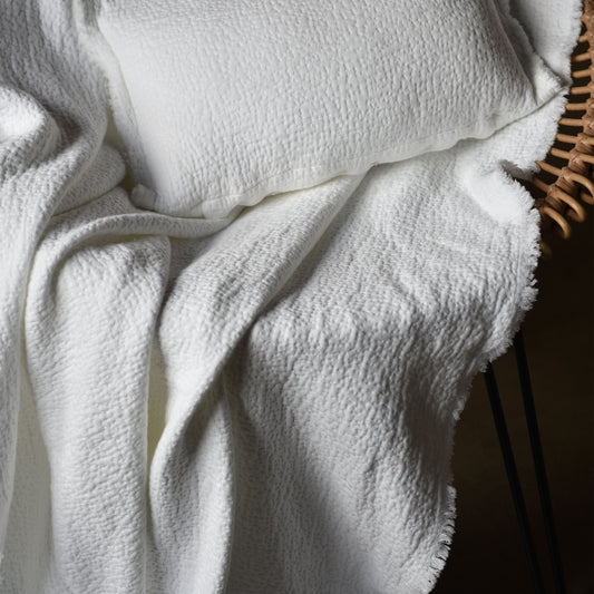 Blanc Cantabria Throw