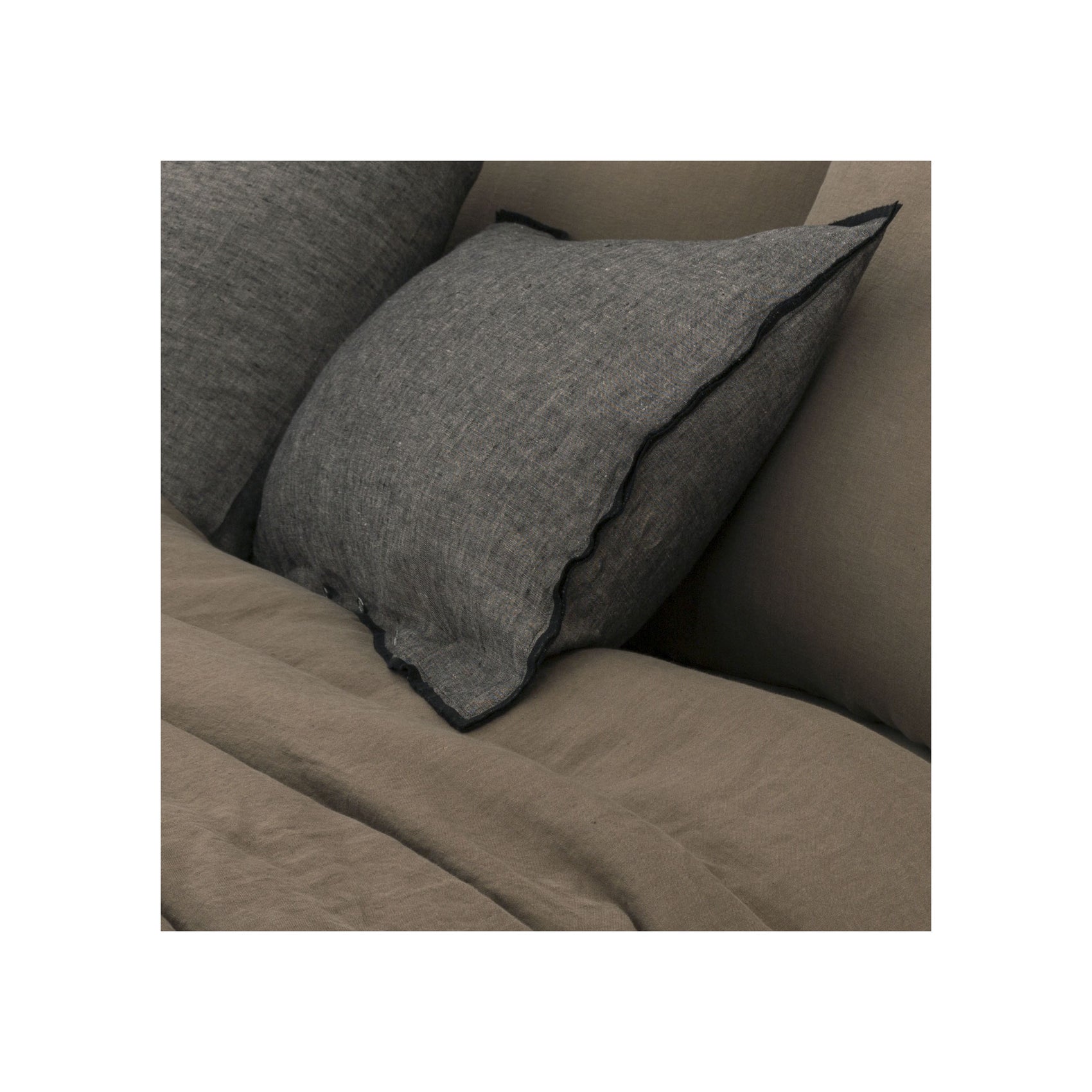 Lissoy Chambray Cushion Covers