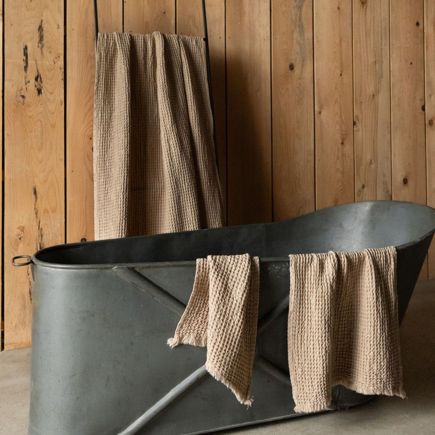 Gaufré Nude Bath Towel