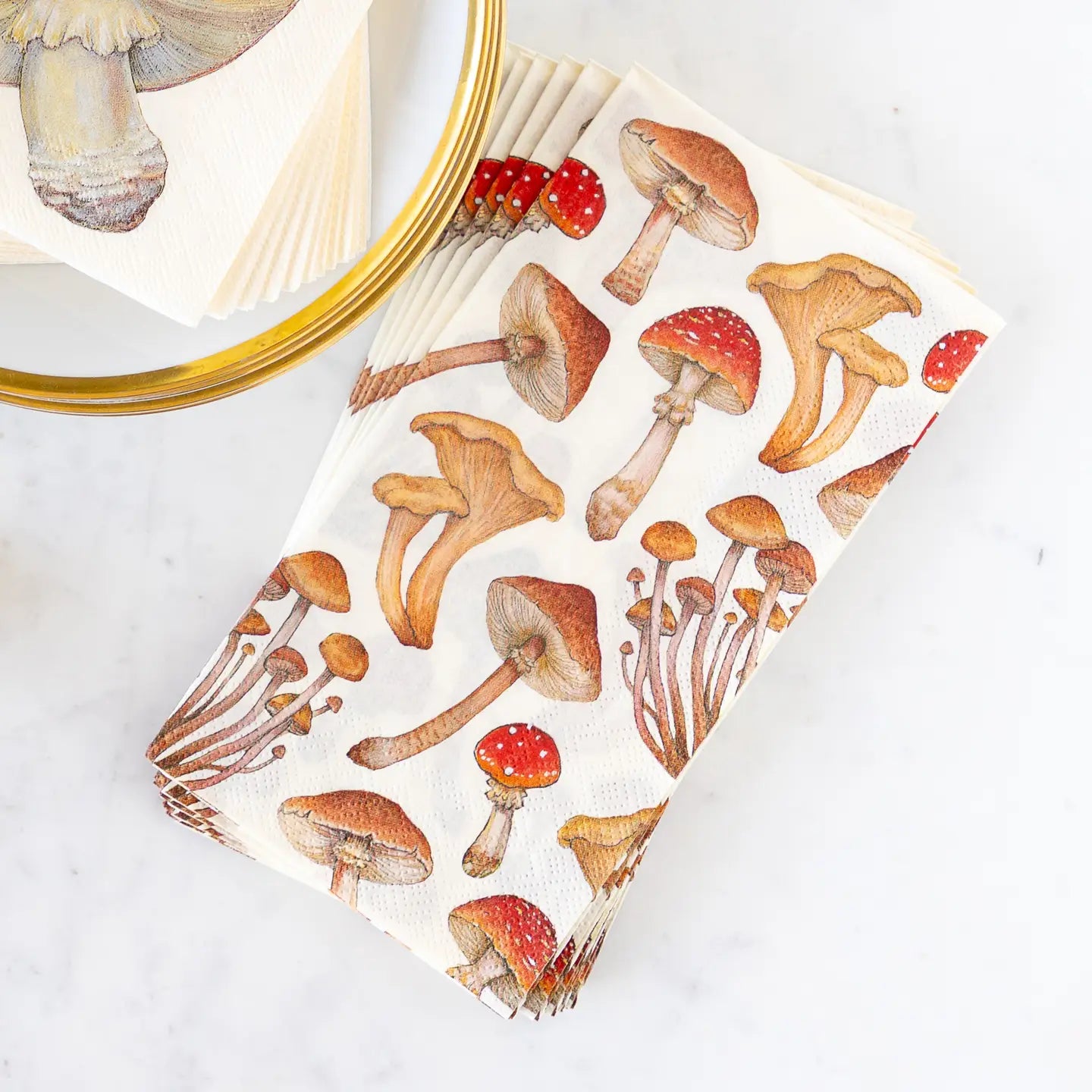 Mushroom Guest Napkins