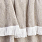 Sunbrella Crosshatch Indoor Outdoor Throw Flax