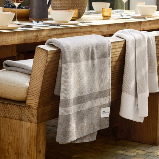Sunbrella Signature Throw Drift Veranda Stripe