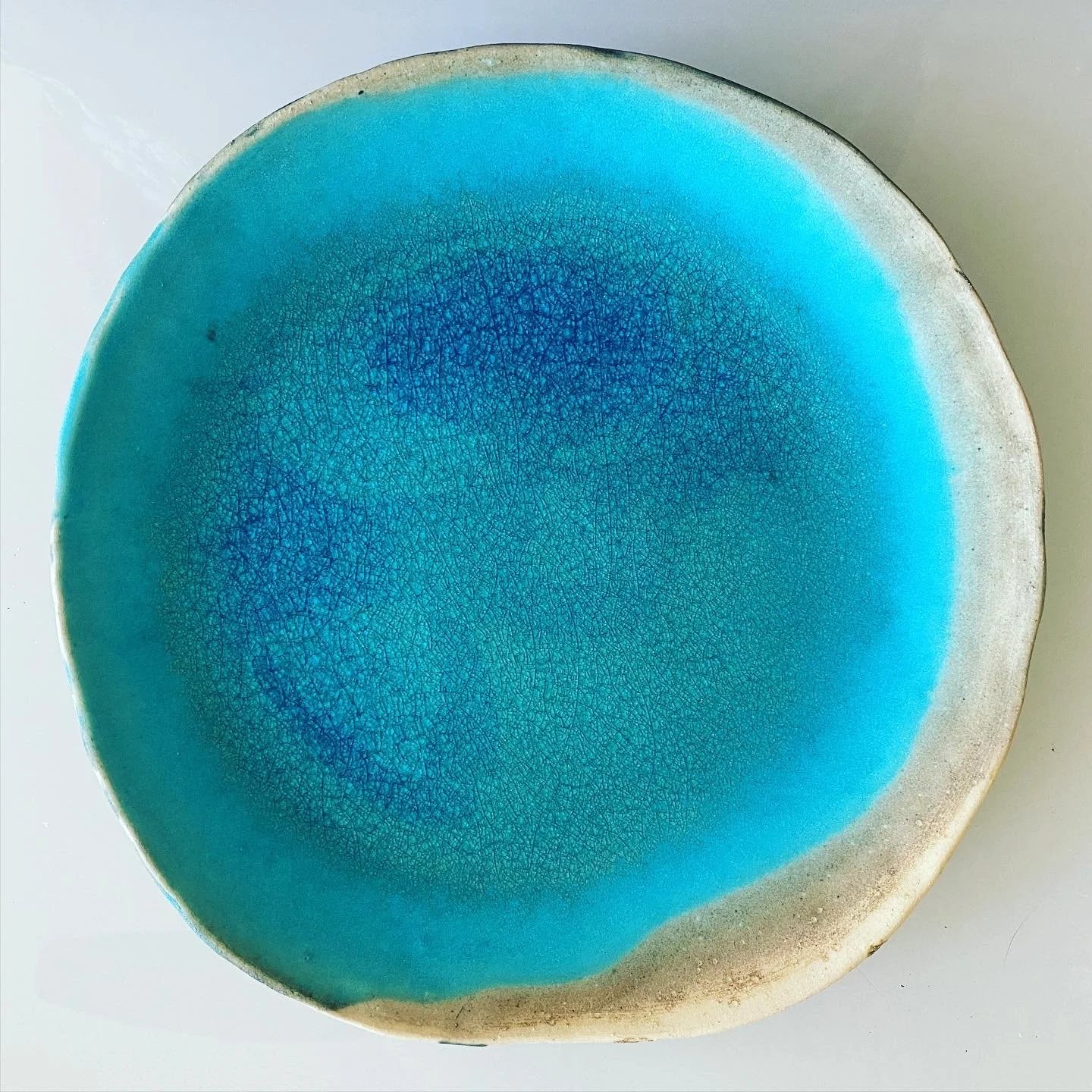 11" Turqouise Dinner Plate