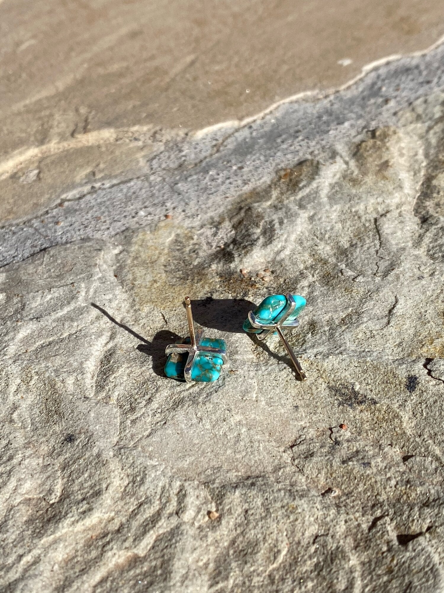 Blue Pixie Turquoise Earrings