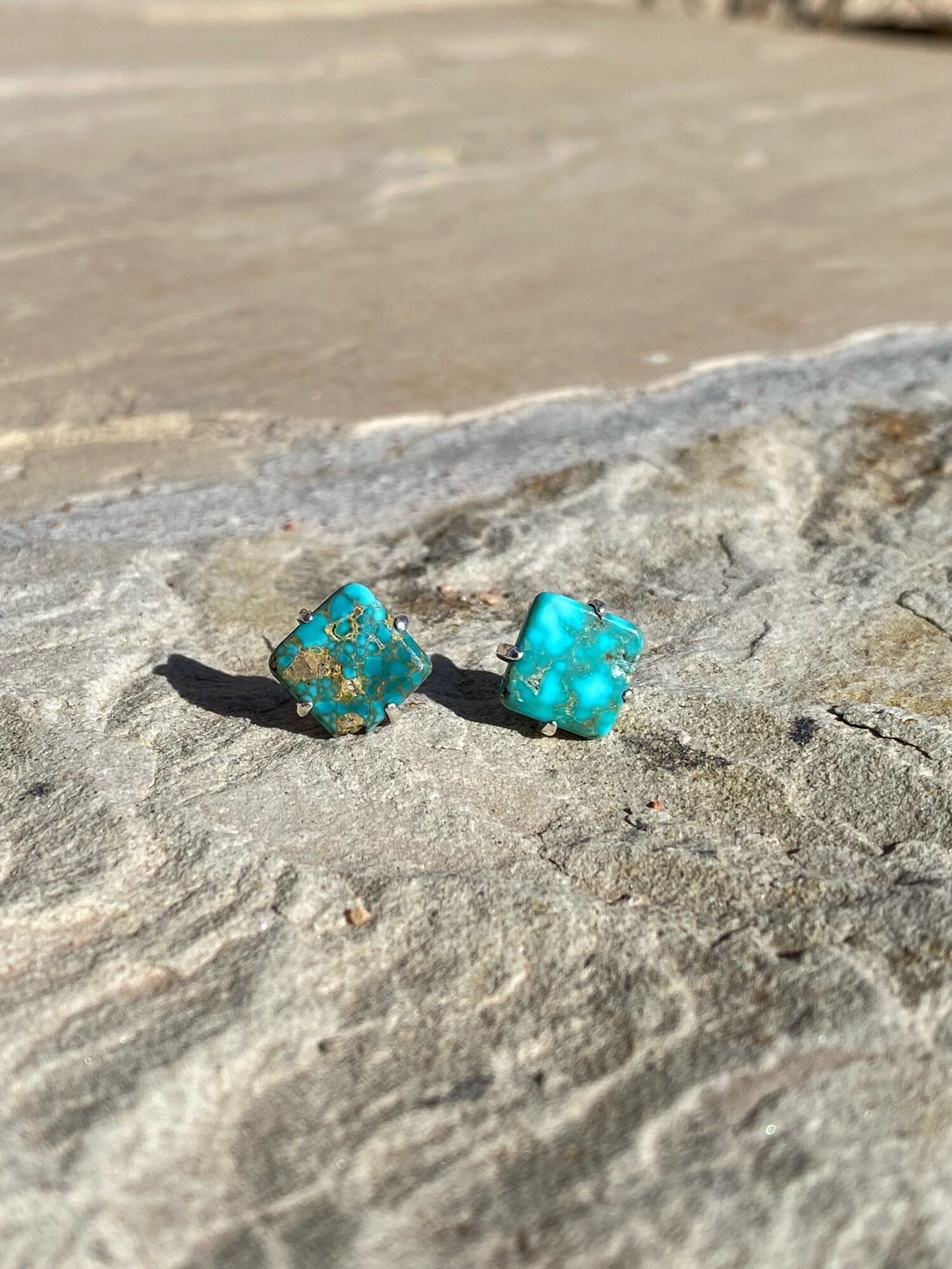 Blue Pixie Turquoise Earrings