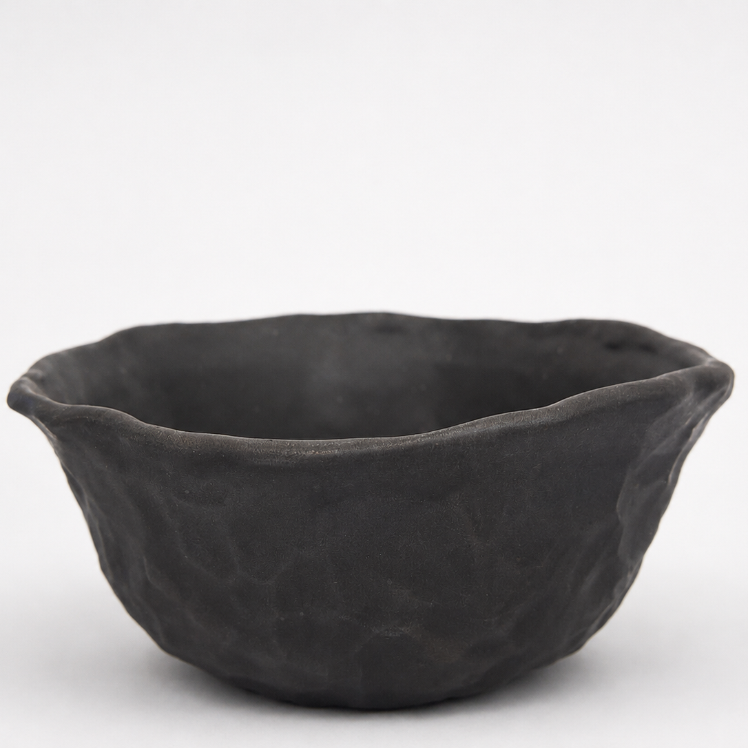 9" Metallic Black Mixing Bowl