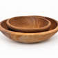 Hand Turned Teak Wood Bowl
