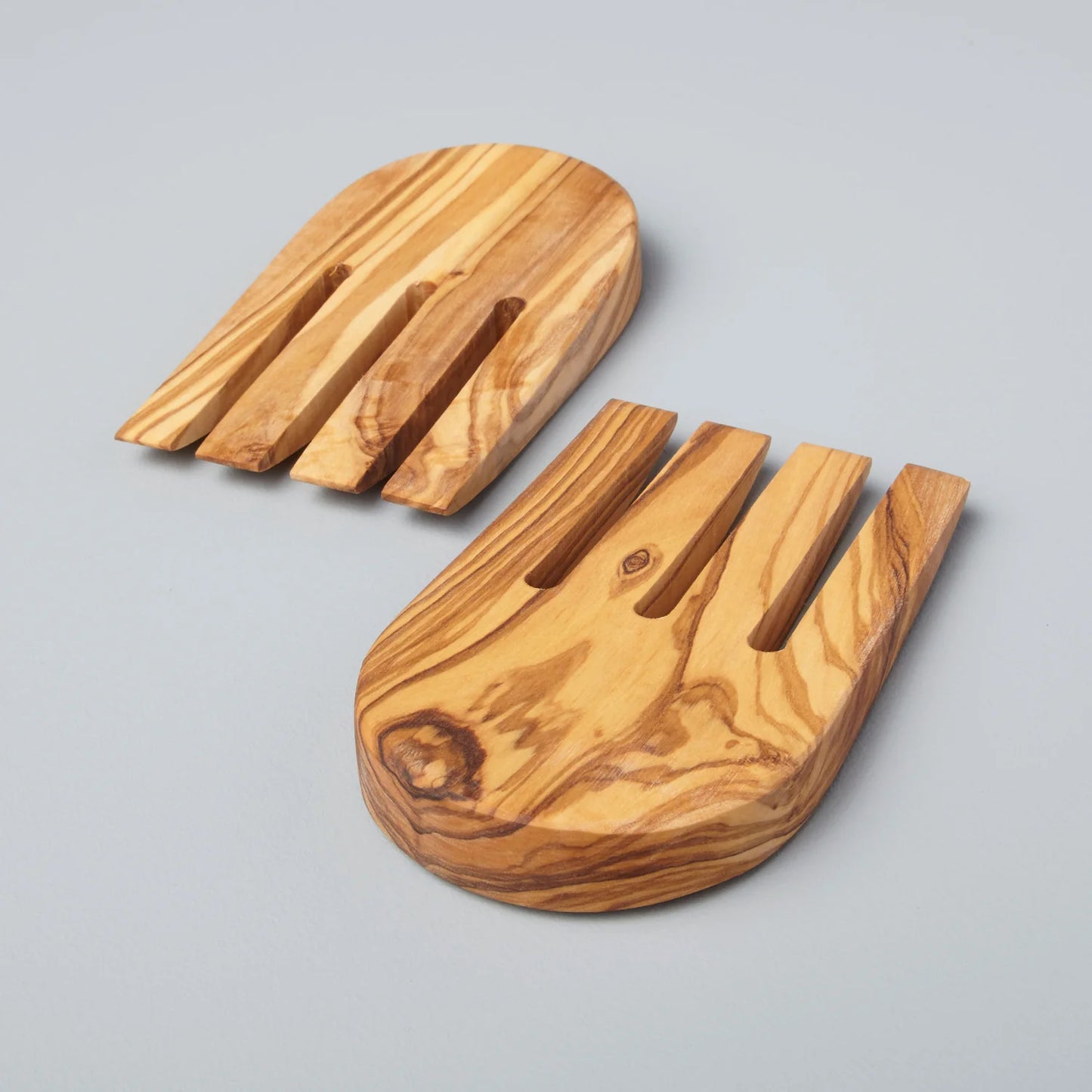 Olive Wood Salad Hands