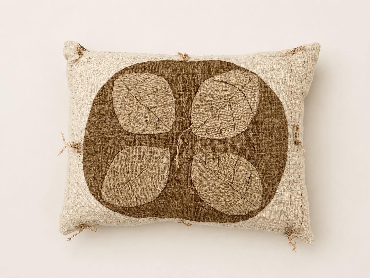Four Leaf Patchwork Pillow