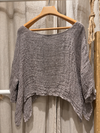 LinoMania Positano Linen Drape Top