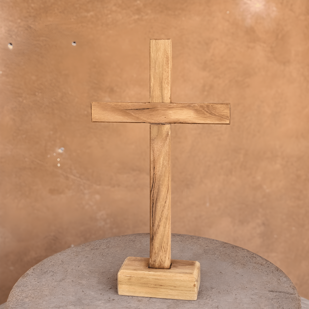 Afromosia Teak Crucifix