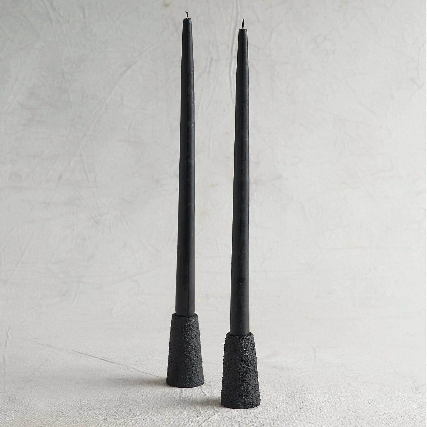 Pumice Taper Candle Holders