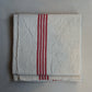 Set of 2 Striped Linen and Cotton Towels