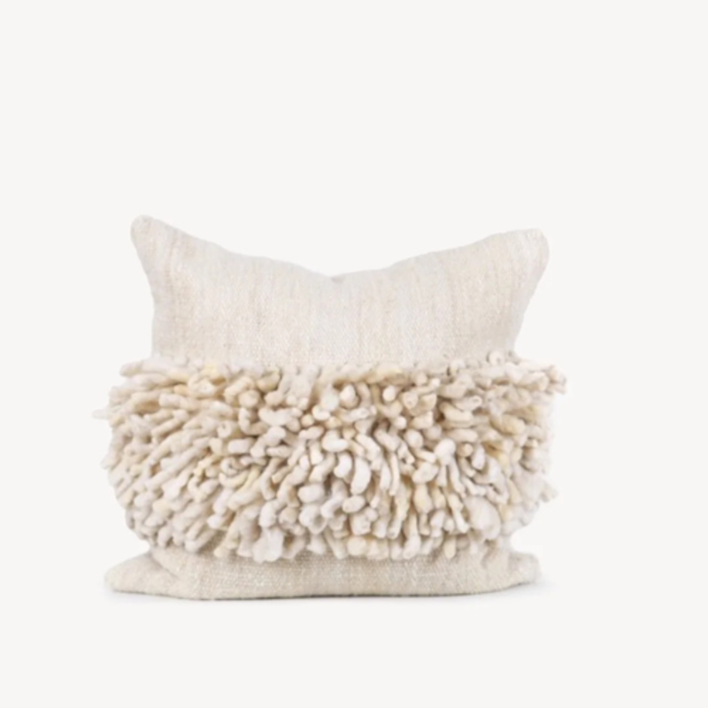 Makun White Dreadlock Pillow