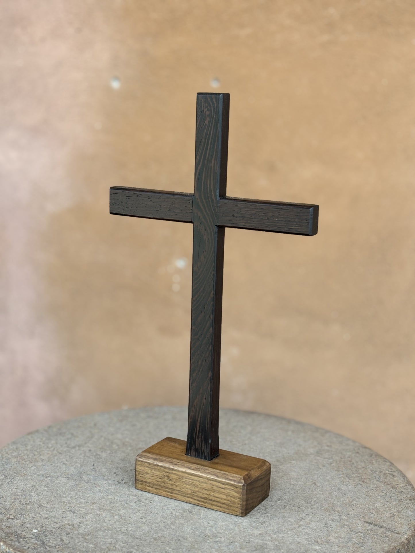 Wenge & Walnut Crucifix