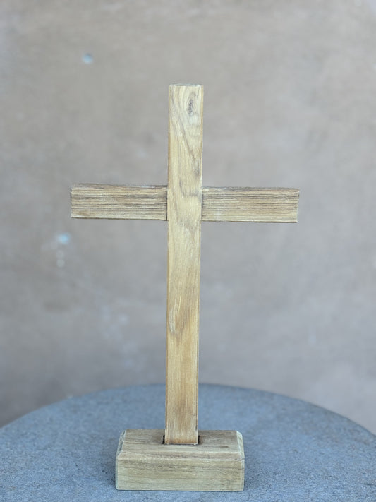 Teak Crucifix