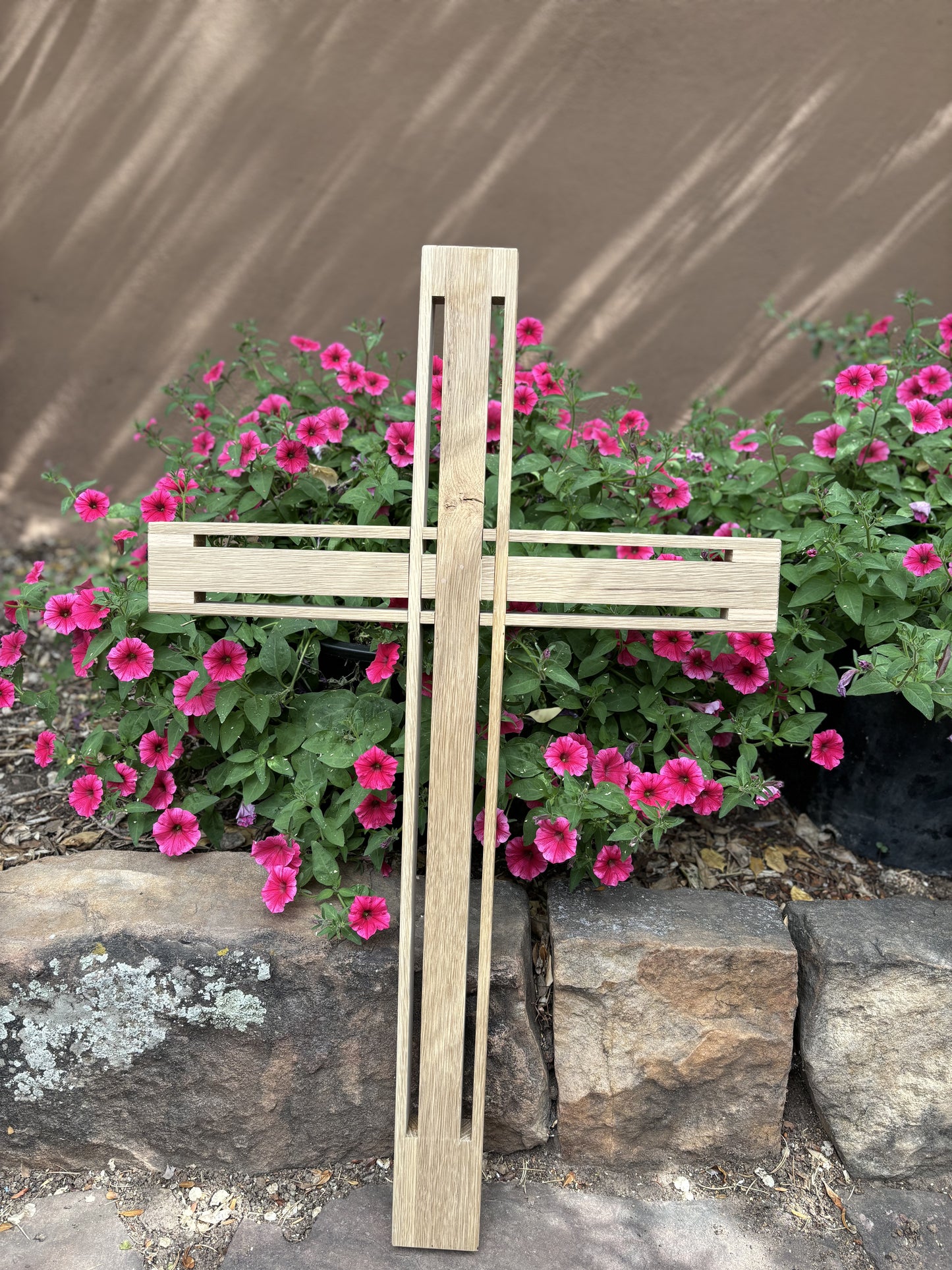 Raw White Oak Crucifix