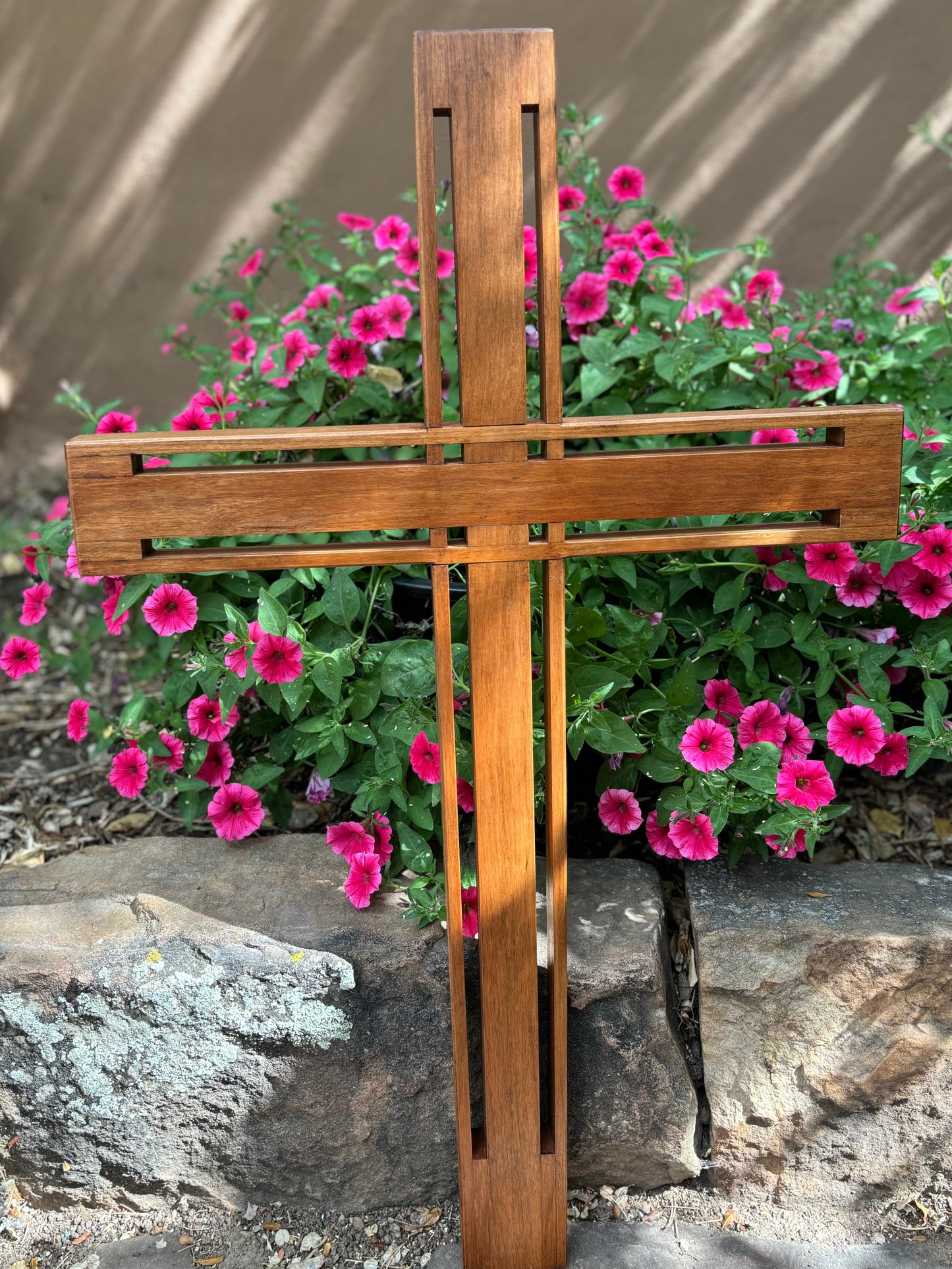 Cherry Wood Crucifix