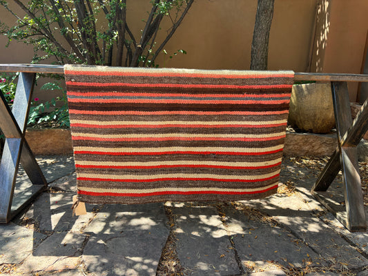 Striped Navajo Saddle Blanket