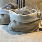 Vintage French Linen Breadbaskets