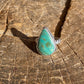 Teardrop All Seeing Eye Blue Gem Ring