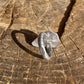Teardrop All Seeing Eye Blue Gem Ring