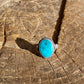 Oval All Seeing Eye Blue Gem Ring